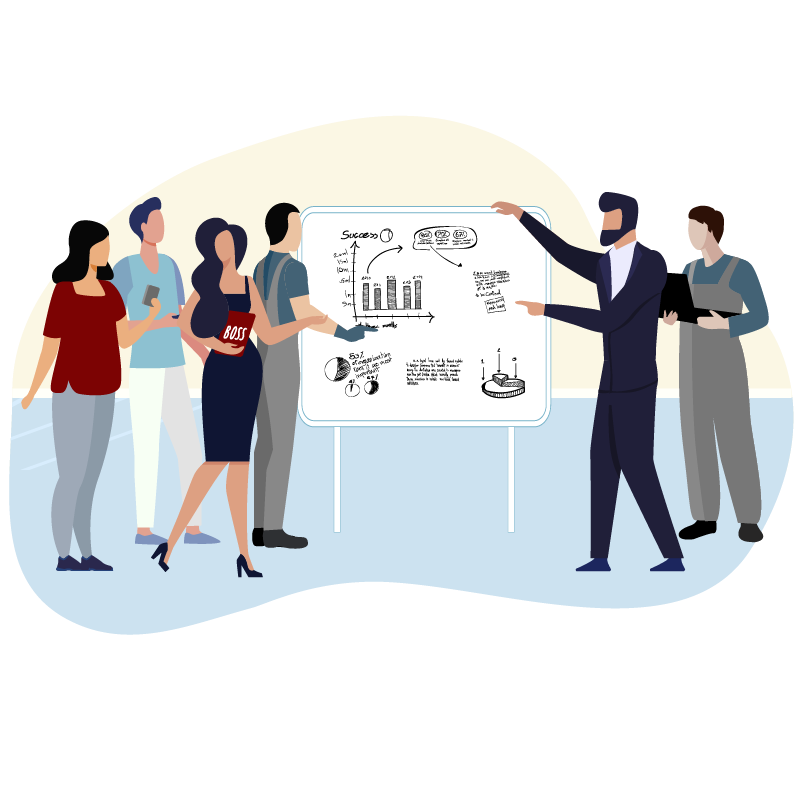 Agile management and business management